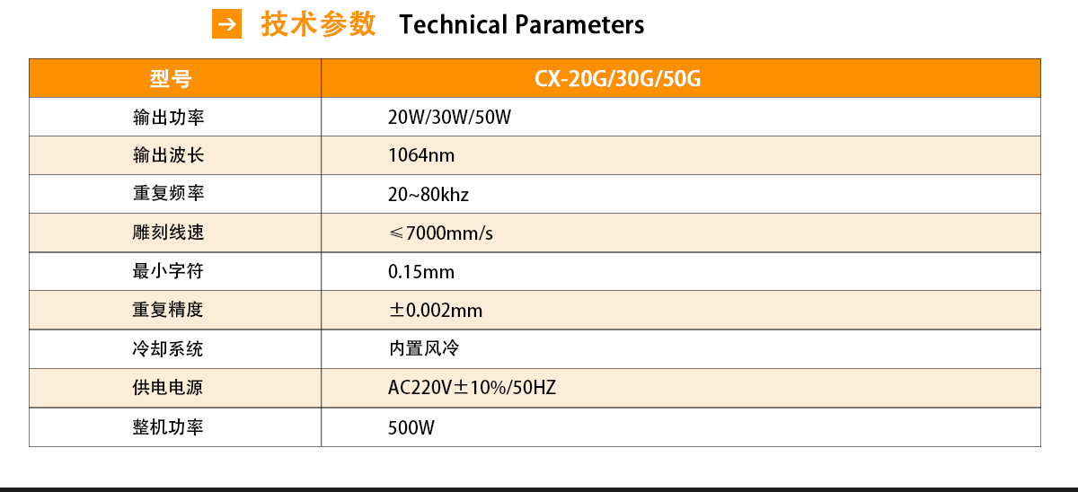 光纖激光打標機